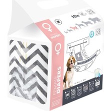 Get Store Dıapers Dişi Köpekler Için Külot (M) 10LU