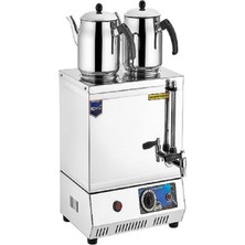 Empressco Elektrikli 2 Demlikli Pleytsiz Semaver Kahveci Ocağı, Pratik ve Şık Kullanım