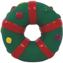 Aesco Toksik Olmayan Güvenli Köpek Oyuncağı - Christmas Festive Wreath