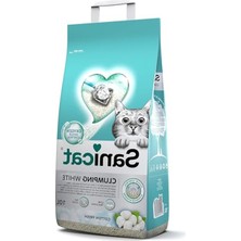 Aesco 10L Koton Ferahlığı ile Beyaz Topaklanan Kedi Kumu, Temiz ve Etkili