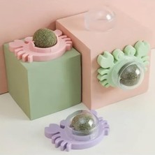 Aesco Yapışkanlı Catnip Topu, Stres Azaltıcı Kedi Oyuncağı
