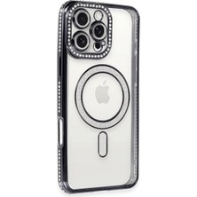 SBN - Store Apple Iphone 16 Pro Max Kılıf Joke Simli Magneticsafe Kılıf - Gri
