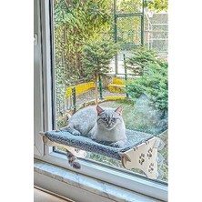 Aesco Cama Yapışan Kedi Yatağı Rahat ve Pratik Kullanım