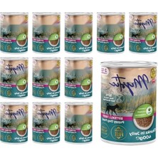 Aesco Yavru Köpek Için Biftekli ve Jöleli Konserve Mama, 400 gr (12 Adet)