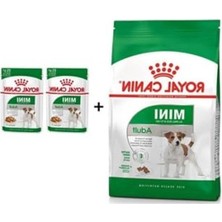 Aesco Mini Adult Köpek Besini 2 Kg, 2 Adet Yaş Hediye