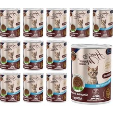 Aesco Yavru Kedi Konserve Mama, 400 gr x 12 Adet