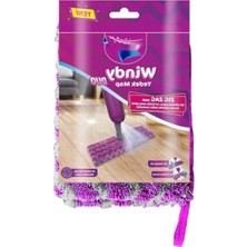 Aesco Çift Taraflı Mikrofiber Yedek Mop - Yıkanabilir