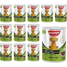 Aesco Kuzu ve Jöleli Konserve Köpek Maması 400 gr x 12 Adet