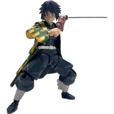 Aesco Demon Slayer Giyu Figürü, 13 cm Boyutunda Koleksiyonluk Oyuncak