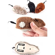 Aesco Peluş Kurmalı Fare Kedi Oyuncağı - Yaratıcı Tasarım