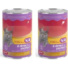 Aesco Kuzu Etli ve Havuçlu Yetişkin Kedi Pate 395 gr 2'li Paket