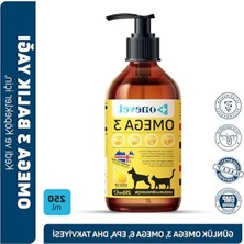 Aesco 250 ml Omega 3 Balık Yağı, Kedi ve Köpekler Için Doğal Takviye
