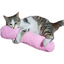 Aesco Otlu Peluş Kedi Yastığı - Sarılma ve Uyku Için 30 cm Boyutunda