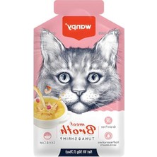Aesco Tahılsız Kedi Çorbası, Ton Balıklı ve Karidesli, 50 gr x 12 Adet