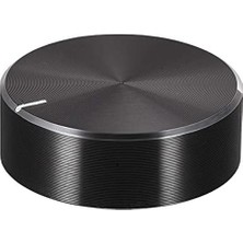 Aesco 30MM Siyah Gümüş Rotary Ses Kontrol Pot Başlığı