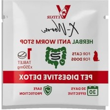 Aesco X-Worm Bitkisel Iç Parazit Tableti, Kedi ve Köpekler Için