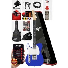 Aesco Tele Kasa Elektro Gitar - Maple Klavye, 2 Manyetik