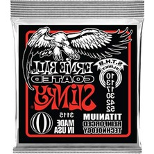Aesco Ernie Ball Sıska Üst/ağır Alt Slinky Kaplamalı Titanyum Rps Elektro Gitar Telleri, Ölçü 10-52