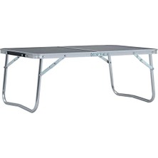 Get Store Ev & Bahçe - Katlanır Kamp Maı Gri Alünyum 60X40 cm Ebat