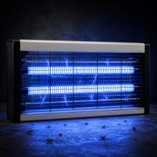 Get Store Elektrikli Sivrisinek Öldürücü Lamba 20W, 2X10W Uv Işıklı Uçan Haşere Tuzağı, Sessiz Çalışma, Askılı ve Masaüstü Kullanım, 220-240V, IP20 Iç Mekan Kullanımı | PT-Z6020W (20W - Beyaz)