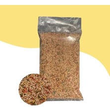 Aesco Karışık Japon Balığı Yemi, 100 G Paket, Besleyici Formül