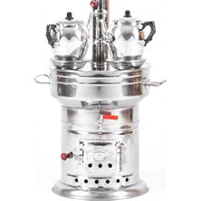 Empressco Çift Alüminyum Demlikli 12 Litre Semaver Seti