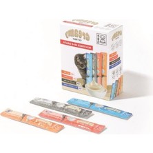 Aesco Kedi Creamy Ödül Seti, 40+8 Bedelsiz 15 gr Paketlerle