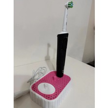 Setra Teknoloji Oral-B Uyumlu Şarjlı Diş Fırçası Standı - 2'li Başlık Tutucu Banyo Organizeri - Setra