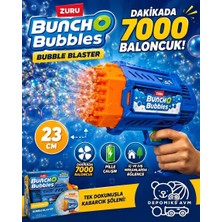 Depomiks Avm DAKIKADA7000 Baloncuk - Pilli Otomatik Köpük Baloncuk Tabancası 125ML Solüsyon Dahil