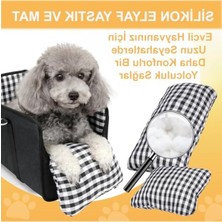 Aesco Köpek Koltuğu - Minderli Seyahat Çantası, Siyah-Gri Renk