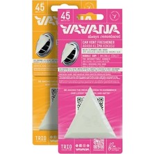 Get Store Vavana Araba Klima Kokusu 2'li Set -Trio Oto Kokusu | Bpa & Sıvı Içermez | 45 Gün Etkili (Bubble Gum | Satsuma)