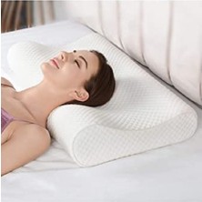 Aesco Ortopedik Visko Boyun Yastığı, Çok Fonksiyonlu Tasarım, 50X32 cm