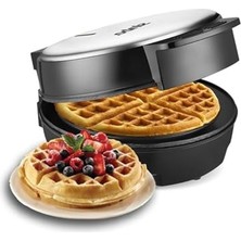 Aesco Yapışmaz Döküm Plakalı Waffle Makinesi, Isı Ayarı ve Kompakt Tasarım