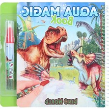Aesco Sihirli Boyama Kitabı ile Gizli Dinozor Desenleri, 19X18,5 cm