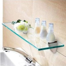 Aesco 12X50 cm Boyutunda Cam Etejer Rafı, Şık ve Kullanışlı