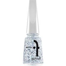 Aesco Yoğun Simli Şeffaf Oje - Glitter Nail Enamel GL001 Stardust