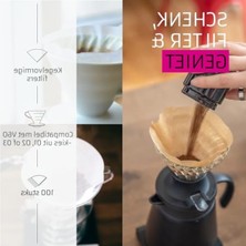 Aesco Hario V60 02 Uyumlu Natürel Filtresi (100 Adet)