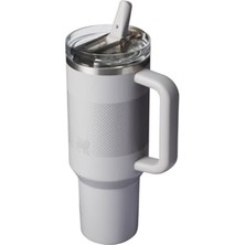 Aesco Stanley The Quencher Protour Flip Straw Tumbler 1.18L Pipetli Termos 10-12486-096 Beyaz