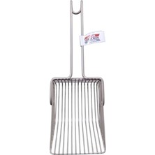 Aesco Metal Kedi Kumu Küreği, 28-10-15 Cm, Pratik Kullanım