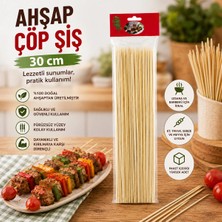 Go İthalat Ahşap Çöp Şiş 30CM 46PCS (5468)