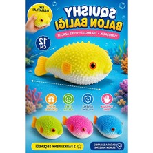 Aesco Eğlenceli Stres Oyuncağı, Yumuşak Balon Balığı