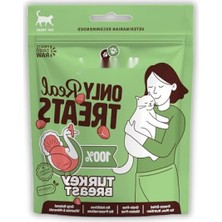 Aesco Düşük Sodyumlu, Yüksek Proteinli Freeze-Dried Çiğ Hindi Göğüs Kedi Ödül Maması 40G