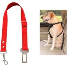 Aesco Kedi ve Köpek Araç Emniyet Kemeri, Kırmızı Renk Seçeneği