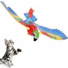 Aesco Elektrikli Uçan Papağan Kedi Oyuncağı, Hareketli Interaktif Oyun