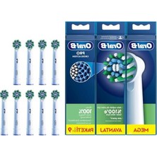 Aesco Oral-B Cross Action Şarjlı Diş Fırçası Yedek Başlığı 9 Adet