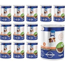 Aesco 12 Adet 400 gr Somonlu ve Jöleli Yetişkin Köpek Konserve Maması