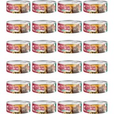 Aesco Kuzu Etli Yaş Kedi Maması Konserve (24 x 80G)