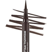 Aesco Kahverengi Renk Seçeneği ile Mat Likit Kalem Eyeliner, Uzun Süreli Kalıcılık