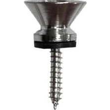 Aesco Metal Gitar Askı Pimi, Omuz Askısı Için Uygun Vida Pim