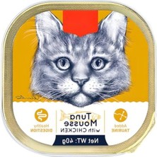 Aesco Ton Balıklı ve Tavuklu Yaş Kedi Maması, Mousse Kıvamında